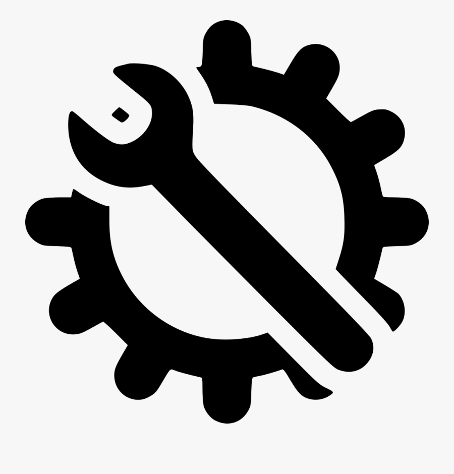 Wrench Logo Png - Gear And Wrench Icon, Transparent Clipart