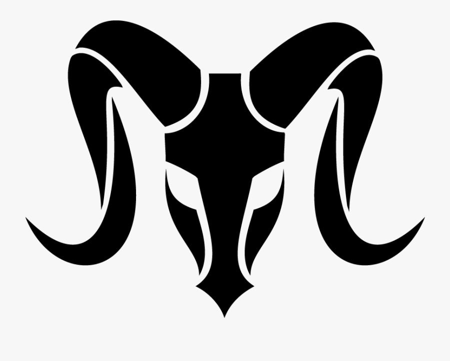 Transparent Tribal Vector Png - Logo Aries Zodiac Sign, Transparent Clipart