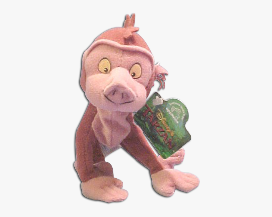 Tarzan Baby Baboon Plush, Transparent Clipart