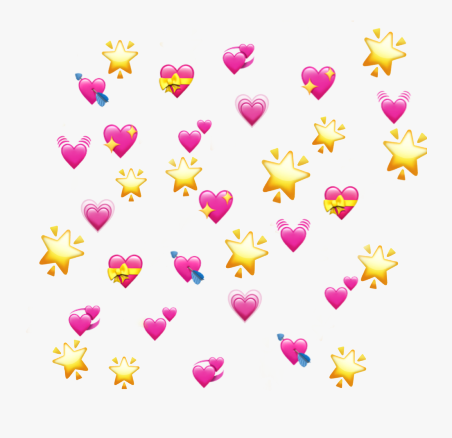 Emojibackground Emoji Emojis Heartemoji Heartemojis - Transparent Emoji Hearts Png, Transparent Clipart