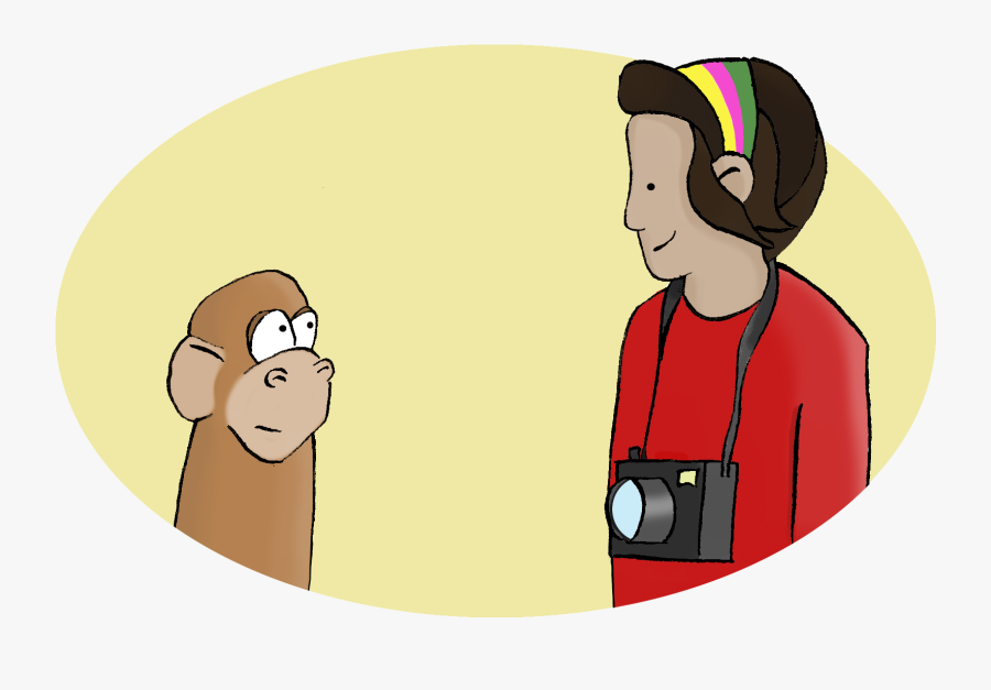 Is He A Monkey Or A Baboon - Cartoon, Transparent Clipart