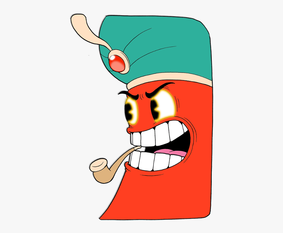 Cuphead Djimmi The Great Phase 5, Transparent Clipart