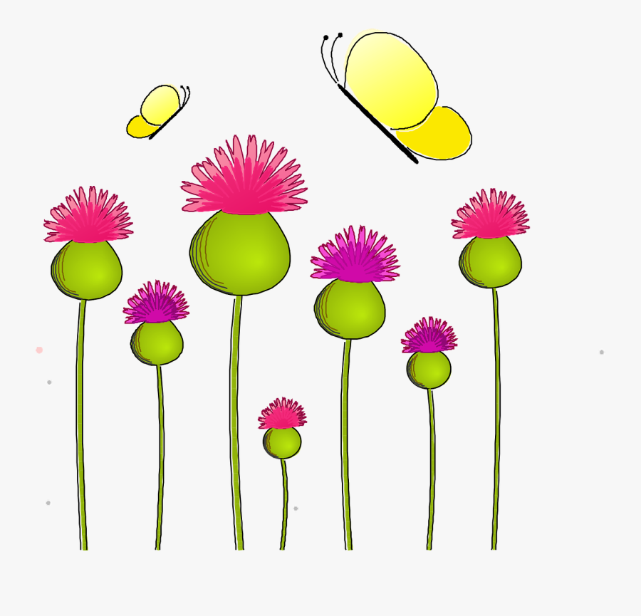 Anemone Nature Thistle Free Picture - My Favourite Summer Treat, Transparent Clipart