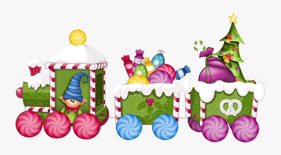 Tren De Navidad Animado, Transparent Clipart