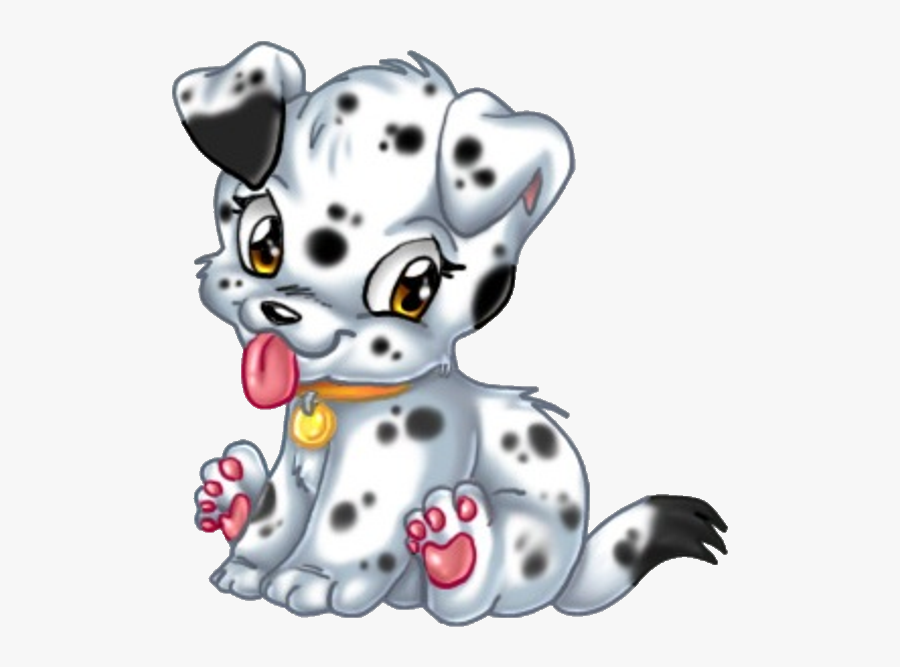 Dalmation Clipart - Draw A Cute Puppy, Transparent Clipart