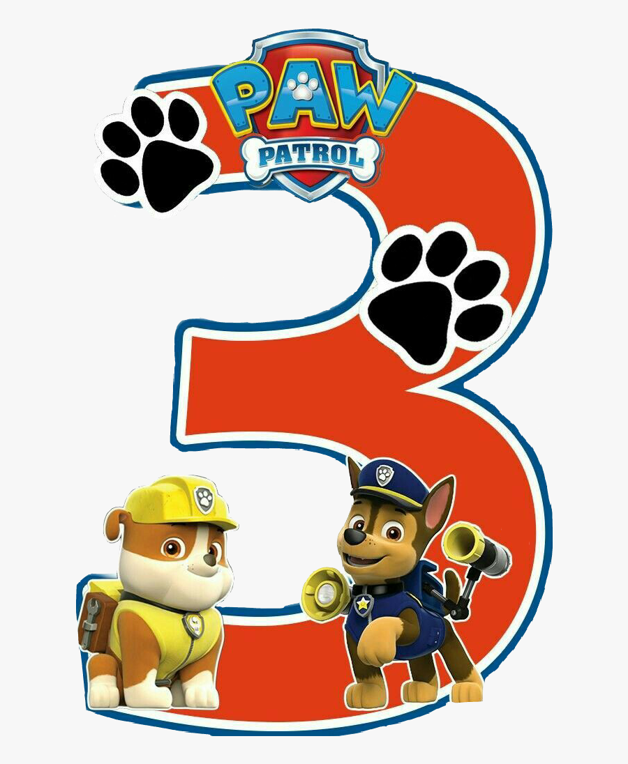  happybirthday pawpatrol tree felizcumplea os Paw Patrol Number 3 