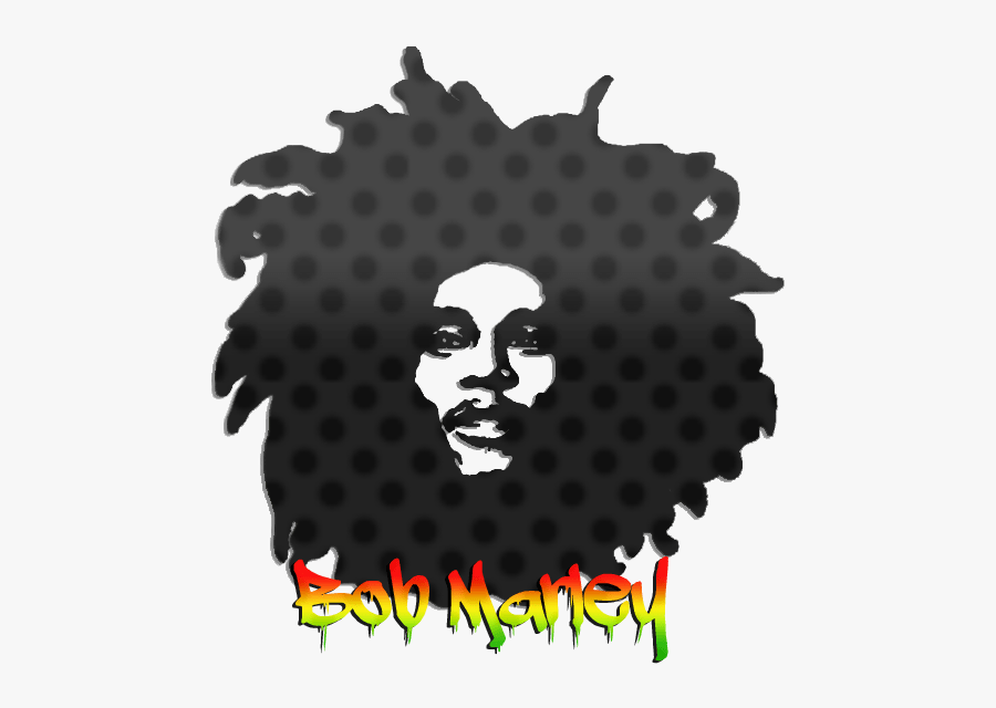 Bob Marley Iconic Image - Bob Marley Art Png, Transparent Clipart