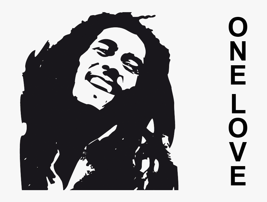 Bob Marley Stencil Reggae - Bob Marley, Transparent Clipart