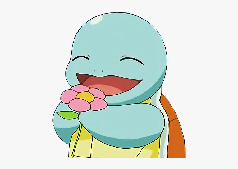 #pokemon #squirtle #turtle #cute #blue #bluetheme #blueaesthetic - Cute Squirtle, Transparent Clipart
