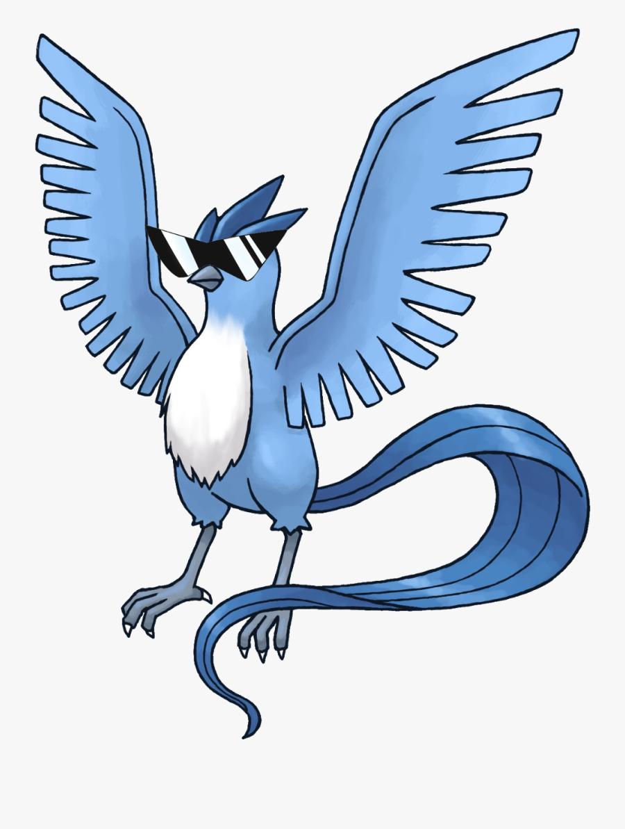 Here"s An Alternate With The Squirtle Squad Glasses - Pokemon Articuno, Transparent Clipart