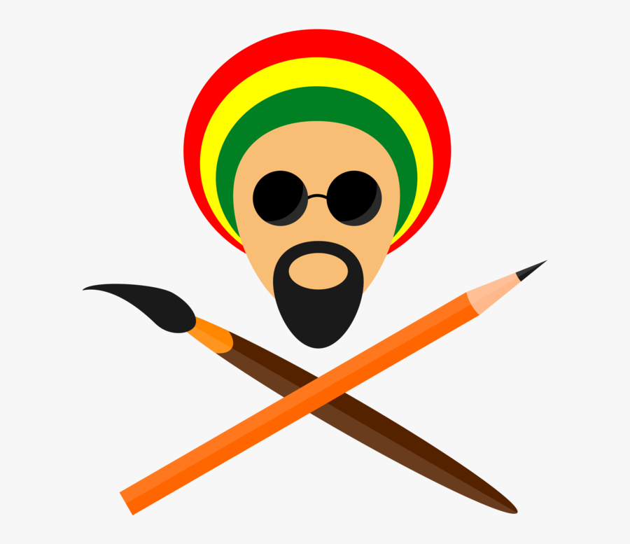Artwork,smile,line - Reggae Clipart Png, Transparent Clipart