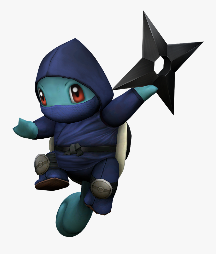 Ninja Squirtle Project M, Transparent Clipart