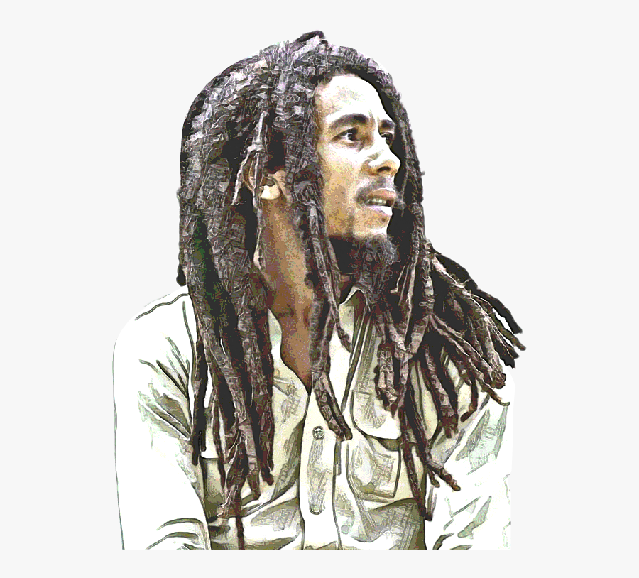 #bob #bobmarley #marley #rasta #rastaman #reggae #king - Download Gambar Bob Marley Rasta, Transparent Clipart