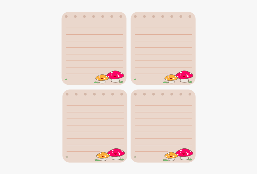 Free Cute Printable Index Card, Transparent Clipart