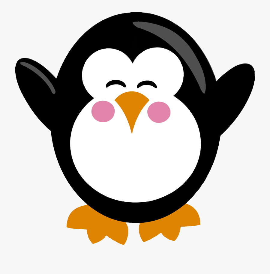 Photo By @daniellemoraesfalcao - Penguin Arms Up Clipart, Transparent Clipart
