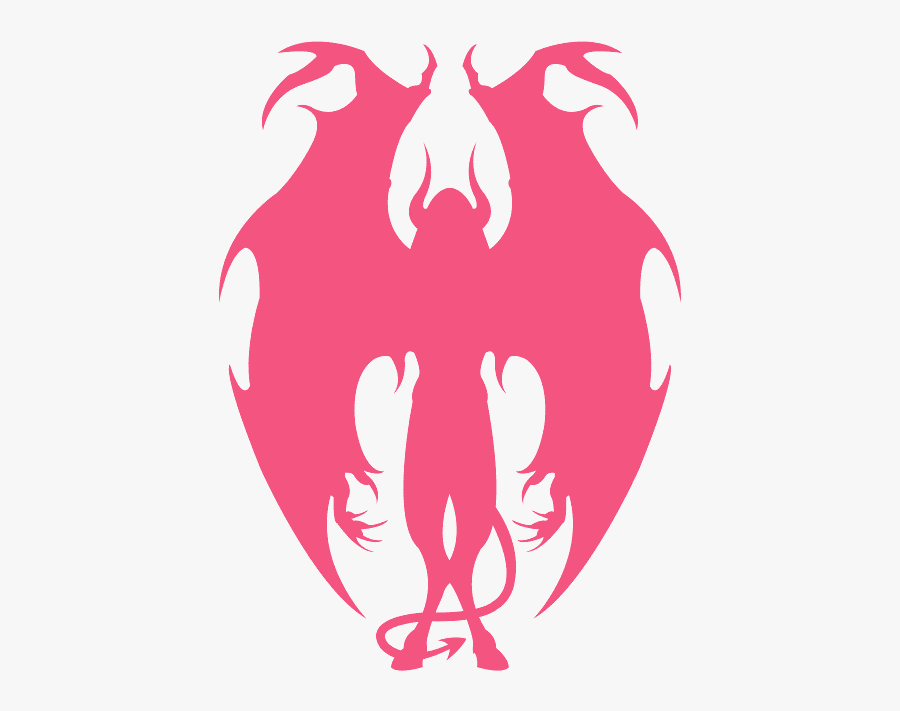 Demon Silhouette, Transparent Clipart