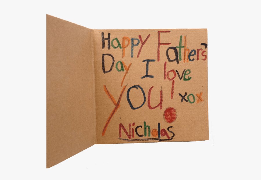 Day Cards Made By Kids - Greeting Card, Transparent Clipart