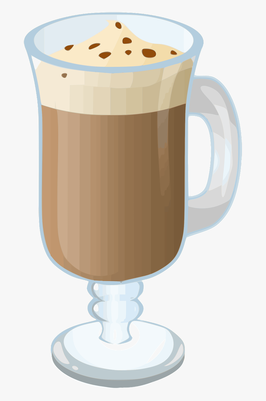 Drawing Coffee Hot Chocolate - Caffe Latte Clipart, Transparent Clipart