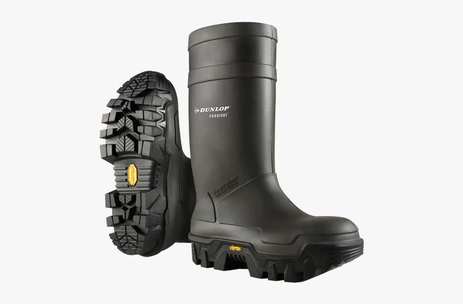 Transparent Boot Wellie - Dunlop Purofort Thermo+ Explorer, Transparent Clipart