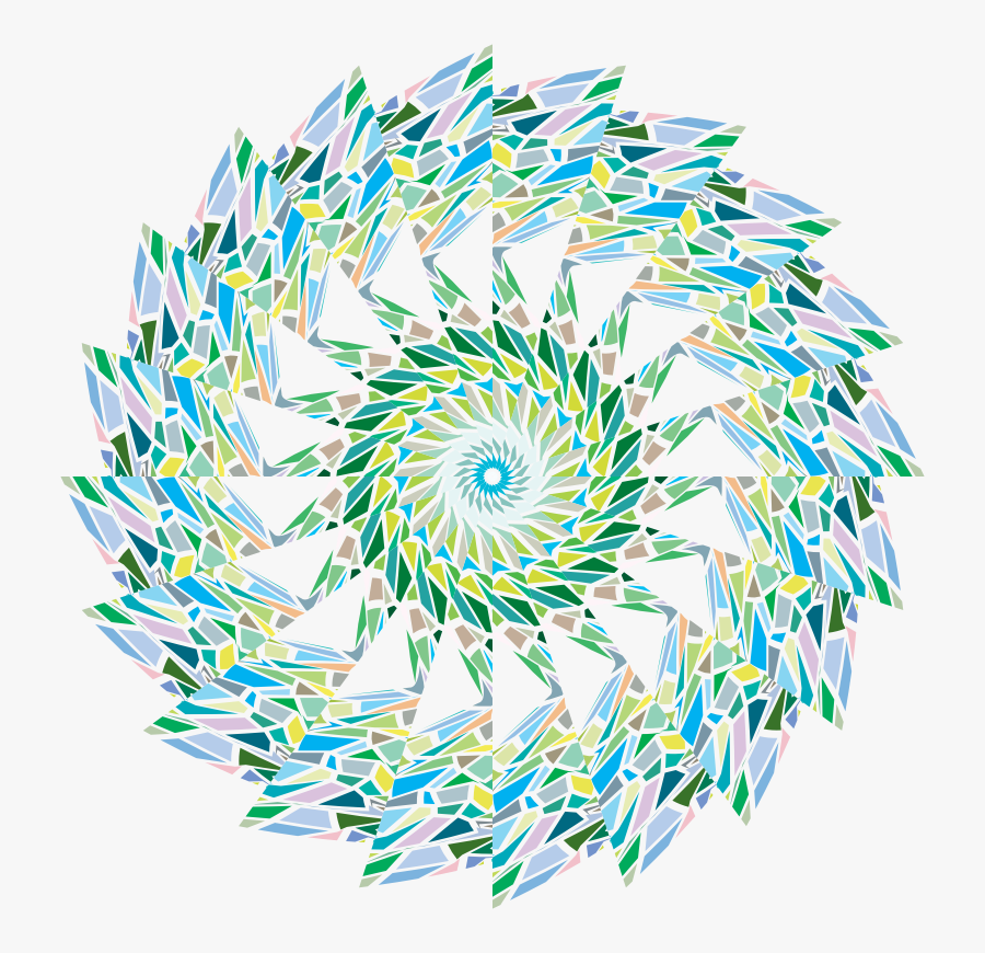 Pastel Whirlpool Clipart Icon Png - Fractal Art, Transparent Clipart