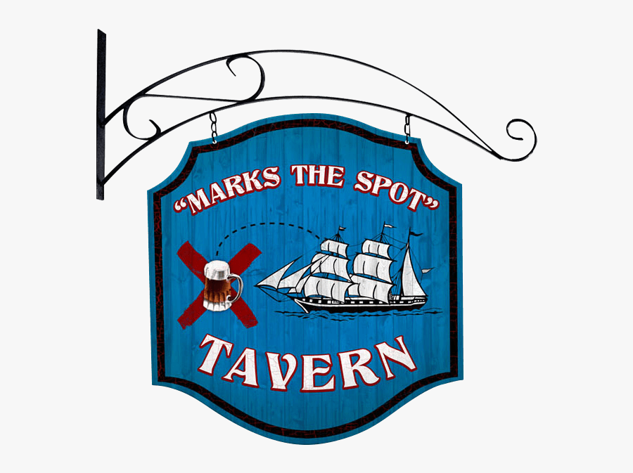 Double Sided Marks The Spot Sign - Metal, Transparent Clipart