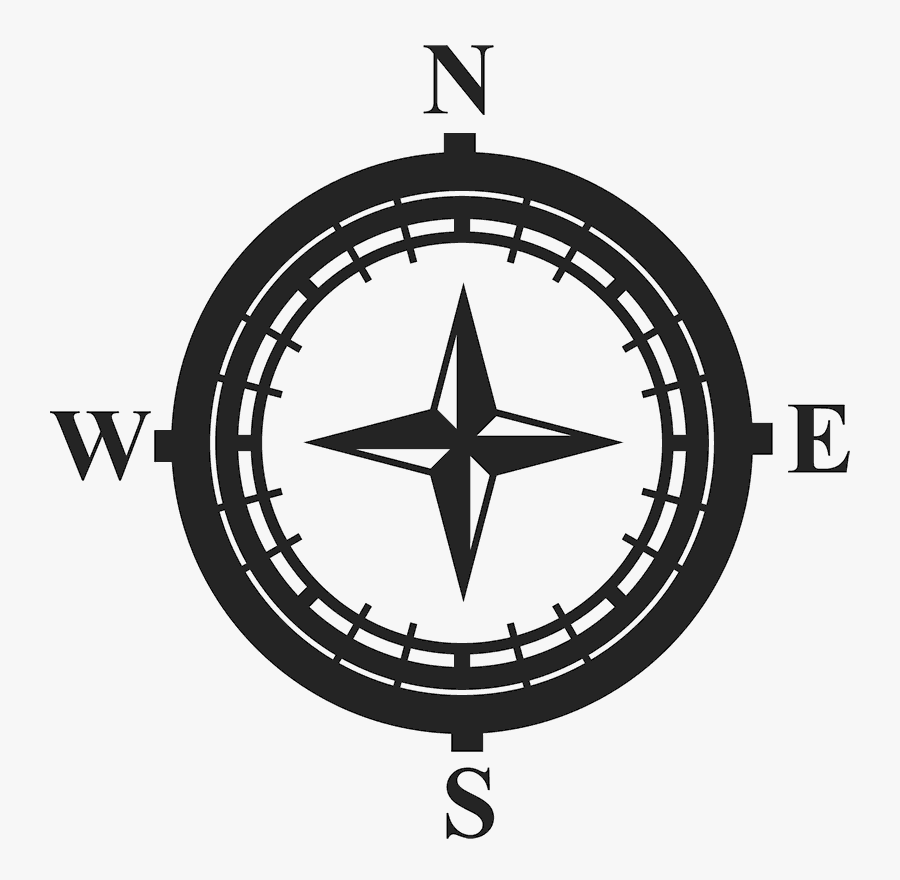 Three-ringed Compass Stamp - Woodford Reserve, Transparent Clipart