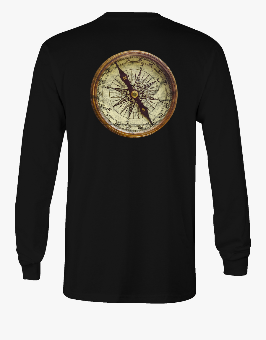 Transparent Nautical Compass Clipart - T-shirt, Transparent Clipart