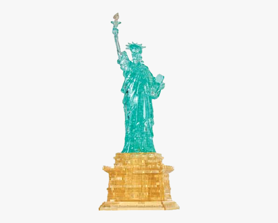 3d Crystal Puzzle Deluxe - Crystal Puzzle Statue Of Liberty, Transparent Clipart