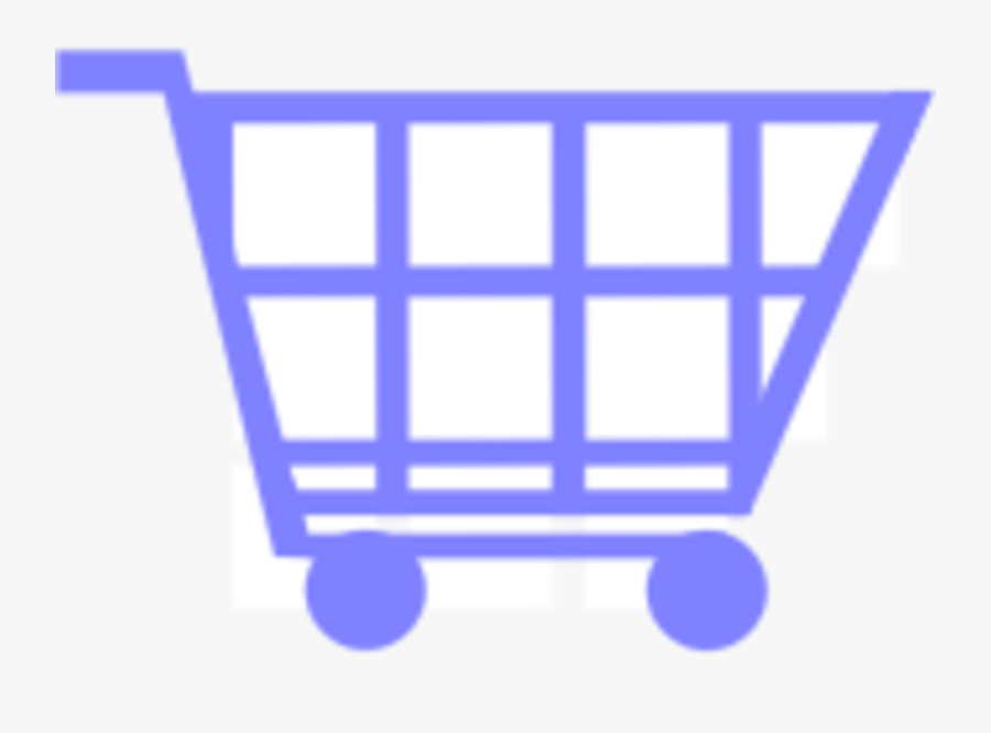 Electric Blue,cart,vehicle - Desenho De Carrinho De Supermercado Azul, Transparent Clipart