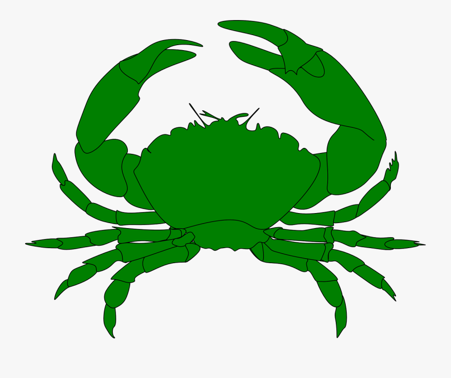 Crab, Sea, Food, Shellfish, Marine, Water, Beach, Claw - Transparent Background Crab Clipart, Transparent Clipart