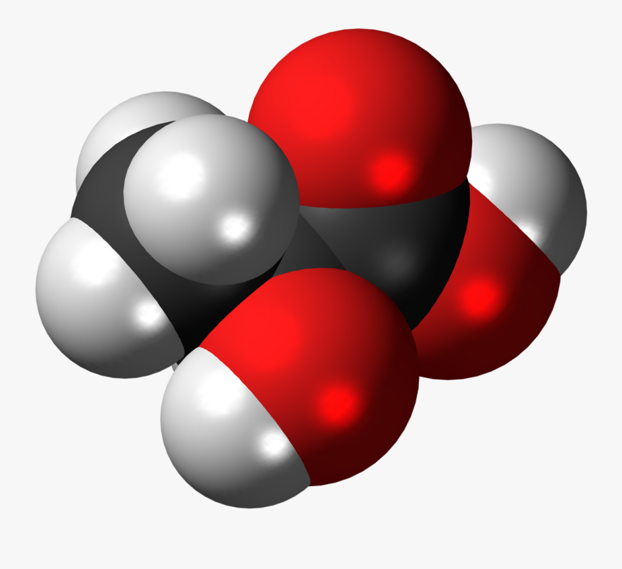 Pool Of Blood Png Transparent - Space Filling Sorbic Acid Molecule, Transparent Clipart