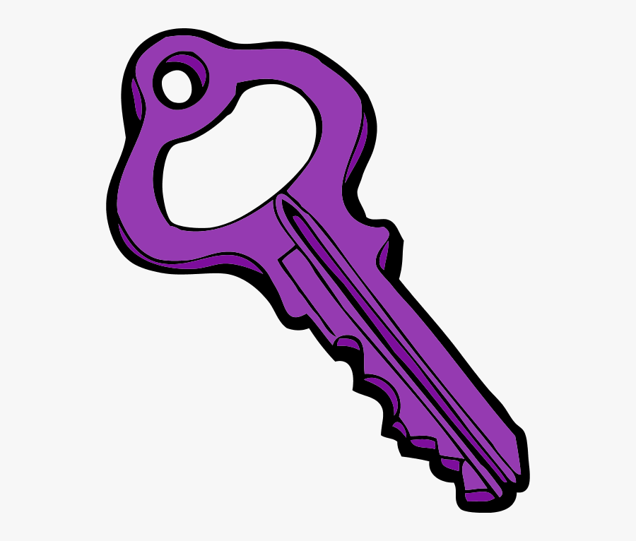 Horseshoe Clipart Purple - Purple Key, Transparent Clipart
