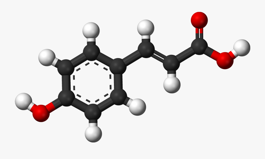 File - Coumaric Ac - Salicylic Acid 3d Model, Transparent Clipart