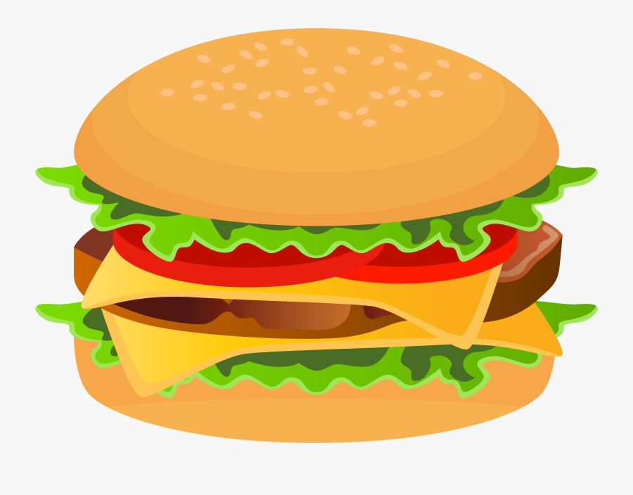 Png Clip Art Image - Cheeseburger, Transparent Clipart