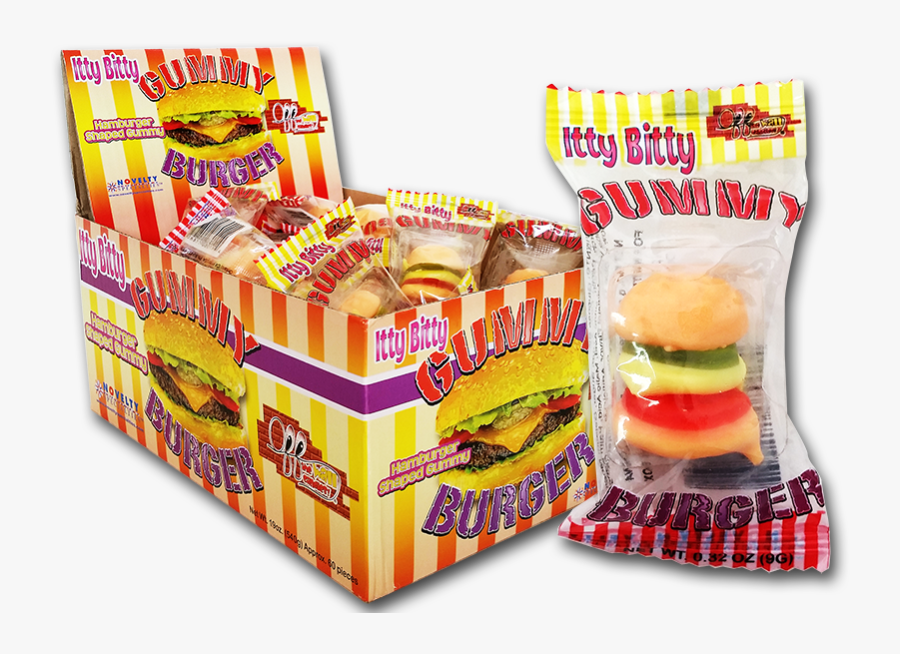 Clip Art Novelty Specialties Wholesale Candies - Gummy Bear Burger, Transparent Clipart