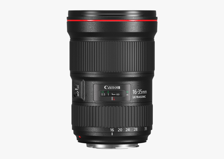 Clip Art Canon Low Light Lens - Canon Ef 16 35 Mm F 2.8 L Iii Usm, Transparent Clipart