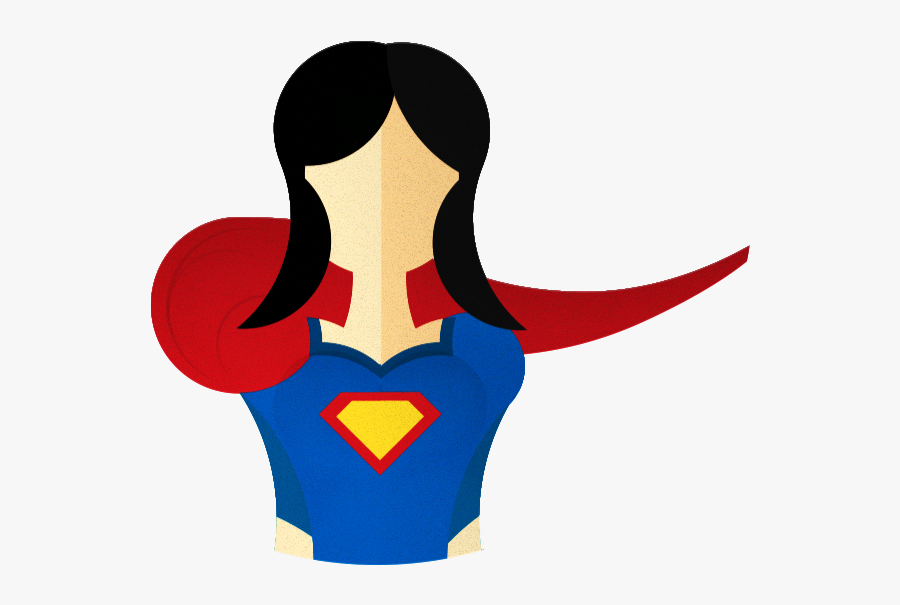 Have The Right Attitude - Superwoman Png, Transparent Clipart