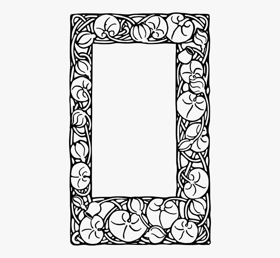 Picture Frame,visual Arts,line Art - Picture Frame, Transparent Clipart