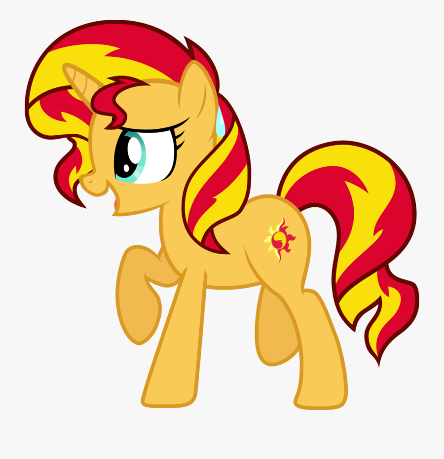 Pilot231, Backing Away, Canon, Female, Mare, Pony, - Imagenes De My Little Pony Sunset Shimmer, Transparent Clipart