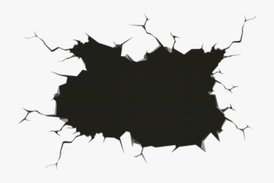 #tear #hole #cracked #cracking #cracks #ground #overlay - Hole Crack Png, Transparent Clipart