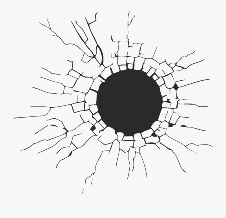 #glass #hole #cracked #cracking #cracks #ground #overlay - Transparent Background Cracked Png, Transparent Clipart