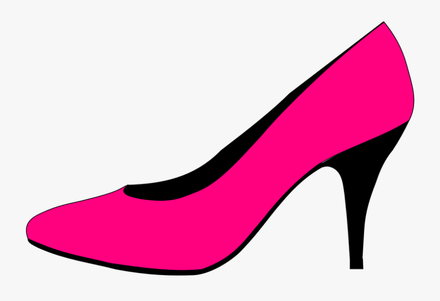 Pink Clipart Stilettos Pink High Heel Cartoon , Free Transparent