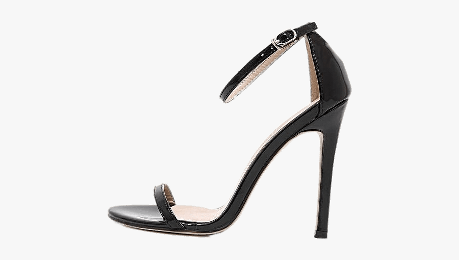 Black Summer Stiletto - Sexy Lady With High Heels, Transparent Clipart