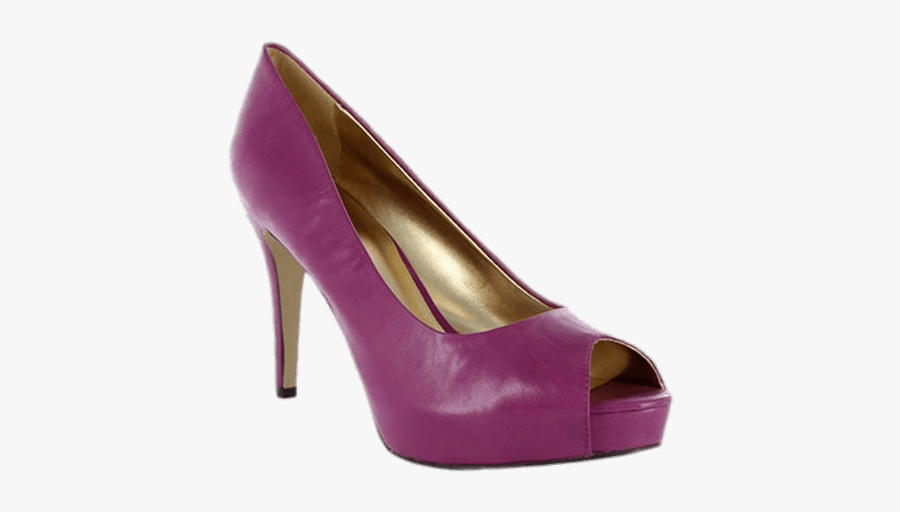 Purple Stiletto - Basic Pump, Transparent Clipart