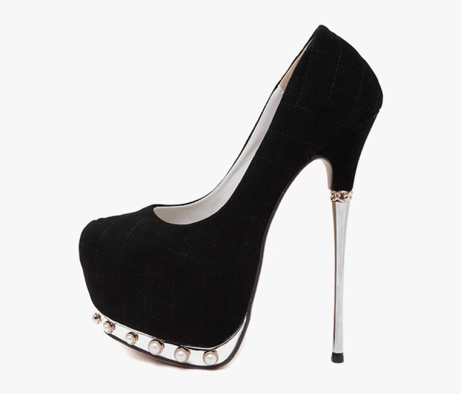 Heels Png High-quality Image - Platform Stiletto Pumps Black, Transparent Clipart