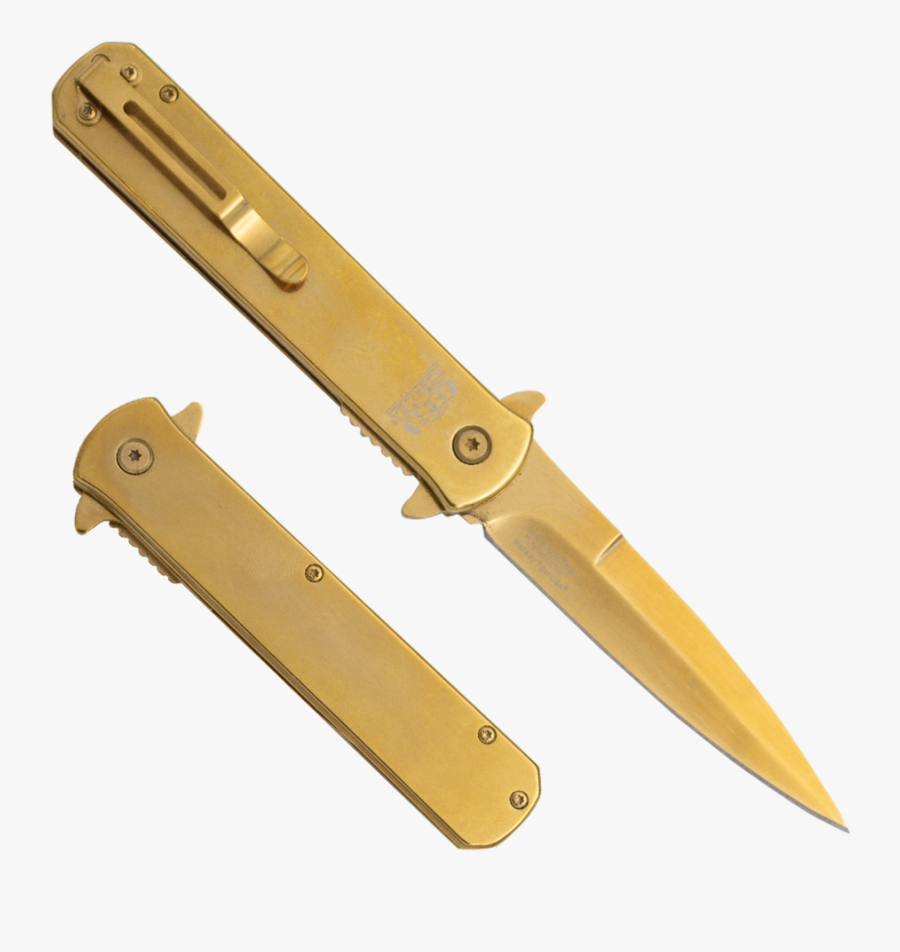 Tiger Usa®metallic Dragon Folding Knife W/clip - Tiger Usa Knives 1045 Surgical Steel Limited Edition, Transparent Clipart