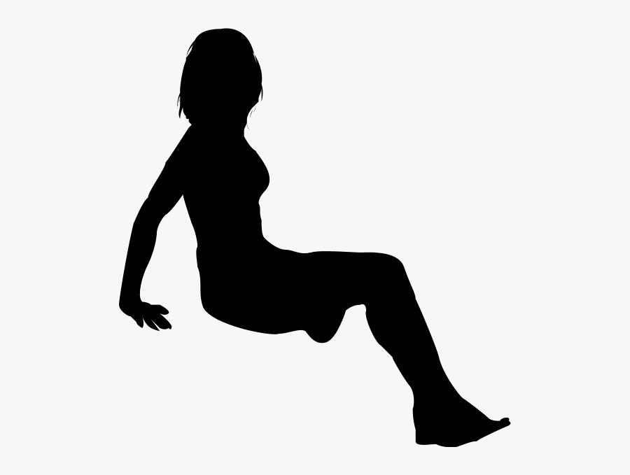 Silhouette Woman Oturan Insan Png Siyah Free Transparent Clipart Clipartkey