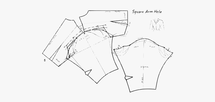 Kimatas Simplified Drafting Book For Dressmaking 1953 - Sketch, Transparent Clipart