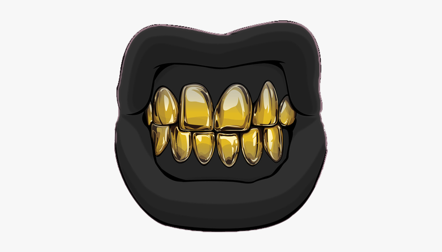 Clip Art Gold Teeth Png - Gold Teeth Mouth Png, Transparent Clipart