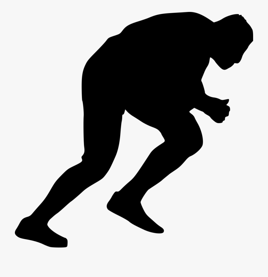 Girl Clipart Rugby - Silhouette Football Player Clip Art, Transparent Clipart
